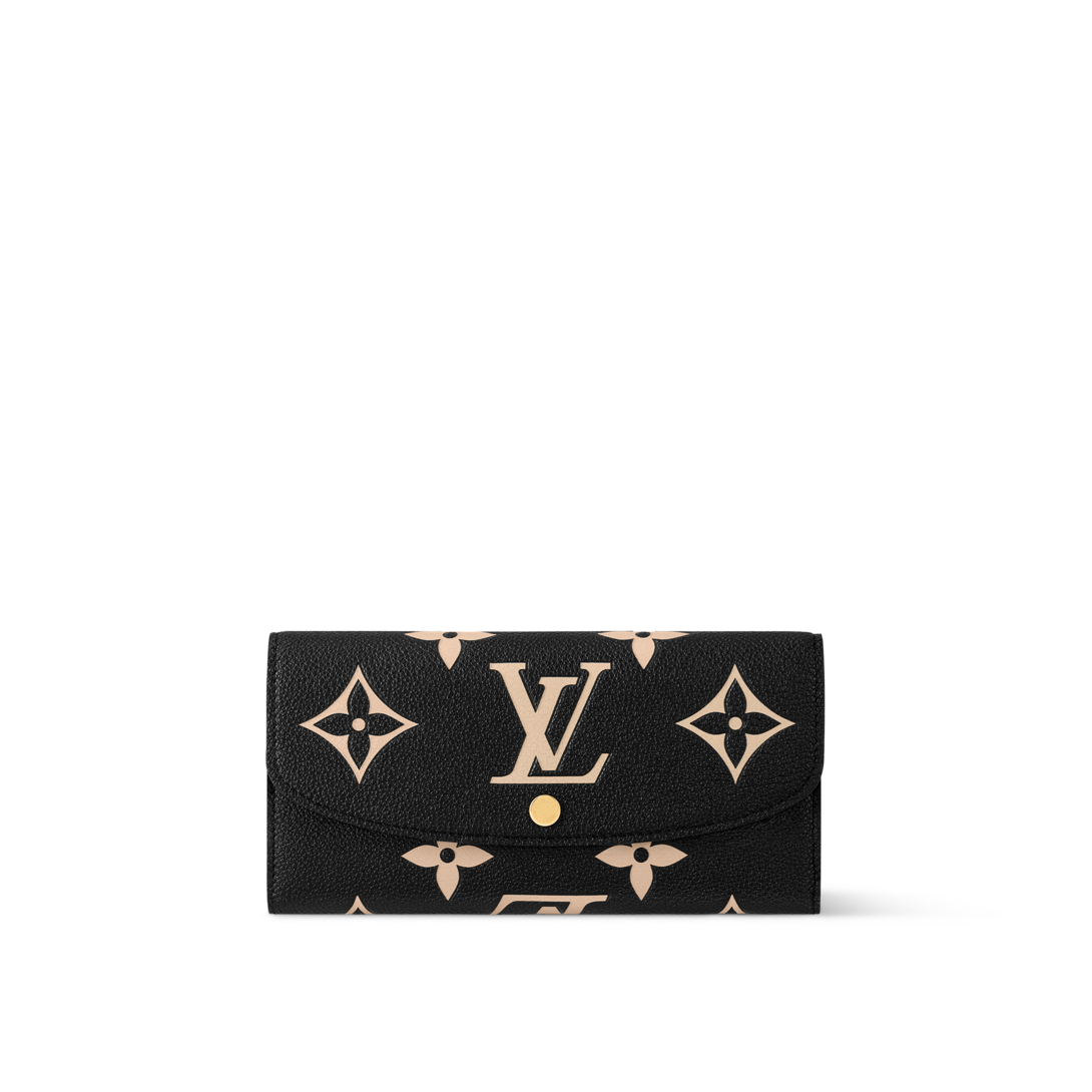 Emilie Wallet 雙色 Monogram Empreinte 皮革 - Long Wallets - M83138 